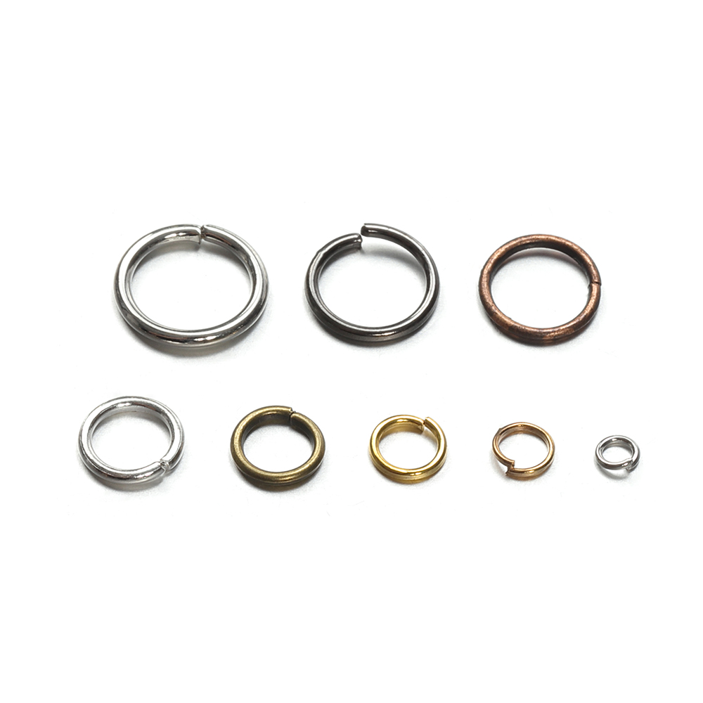 200 stuks 3/4/5/6/7/8/10/12mm  - Jewelry Making Closed Jump Rings recensie en prijs