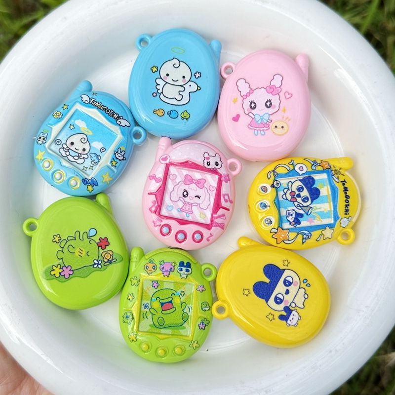 Tamagotchi dubbelzijdig bedruk - Jewelry Making With Beads recensie en prijs