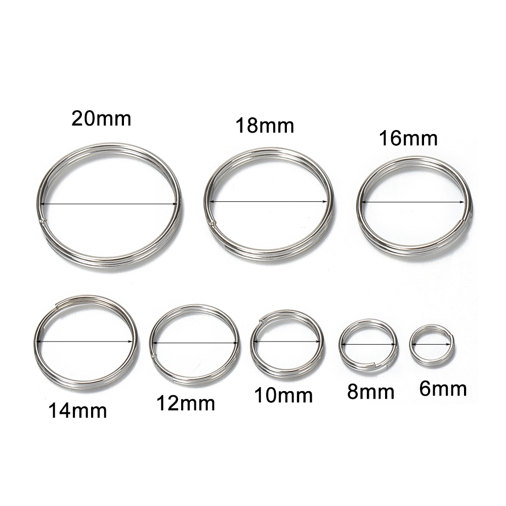 50 stuks 6/8/10/12/14/16/18/20 - Jewelry Making Closed Jump Rings recensie en prijs