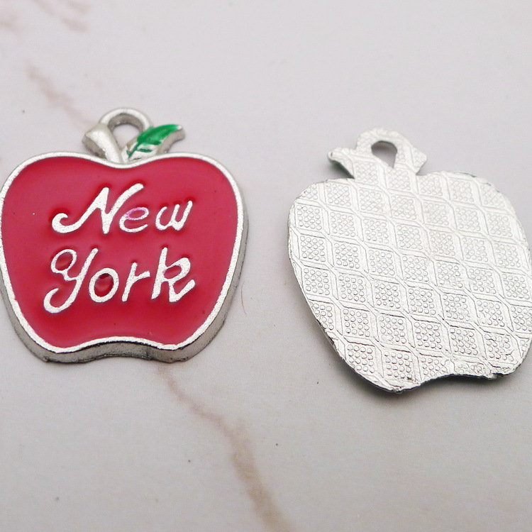 10 stuks emaille appel New Yor - Jewelry Making York recensie en prijs