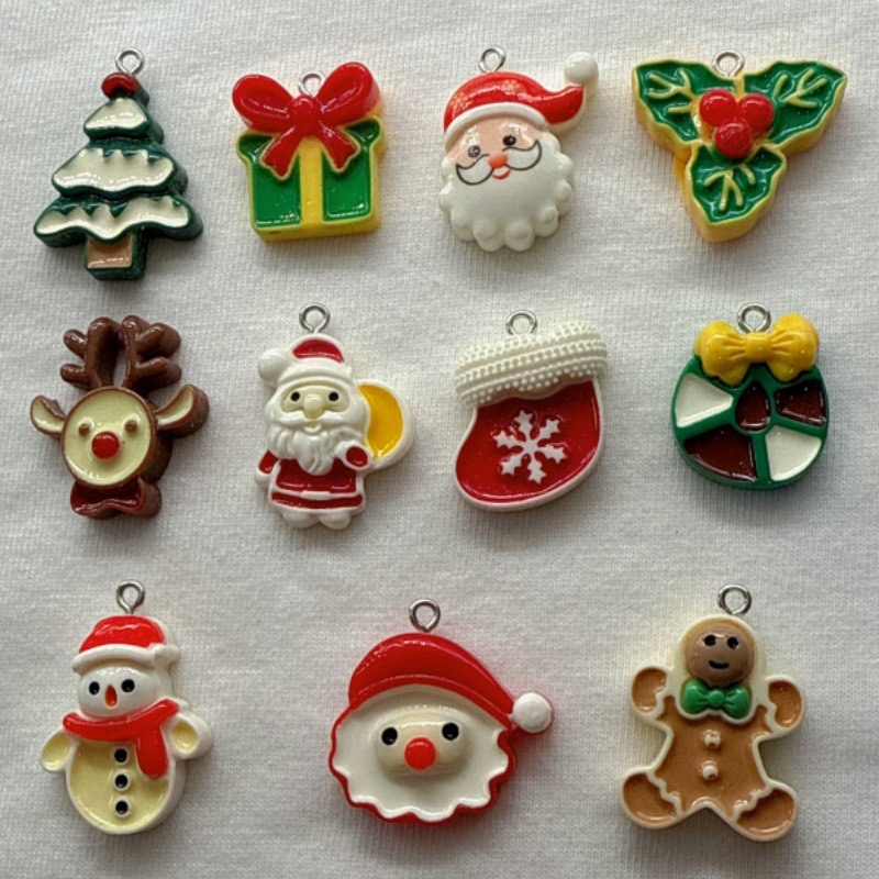 10 stuks Kerst Cartoon Serie H - Jewelry Making Resin recensie en prijs