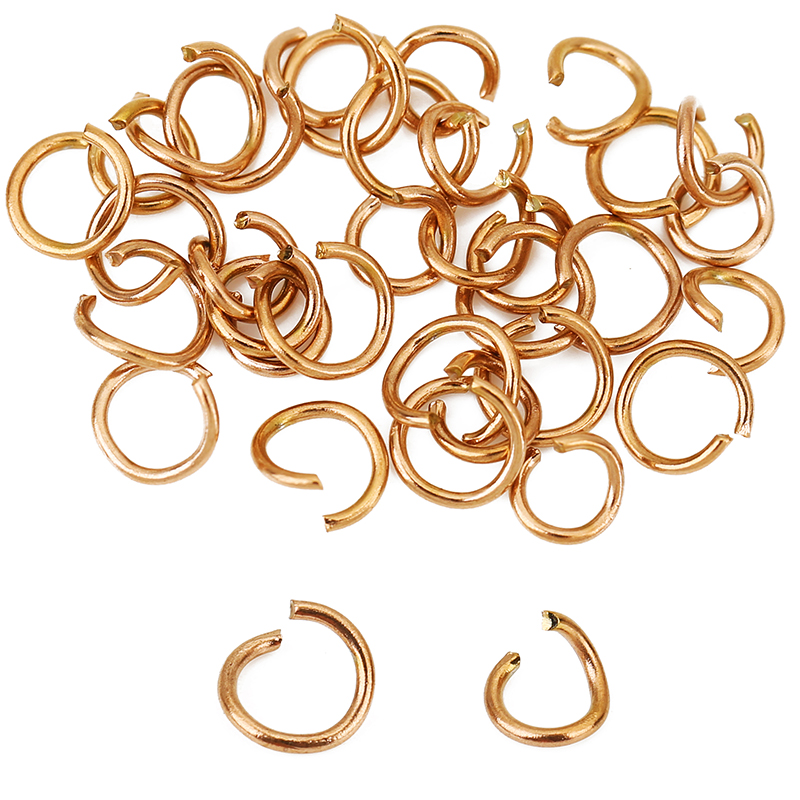 100 stuks rosé gouden geplatee - Jewelry Making Closed Jump Rings recensie en prijs