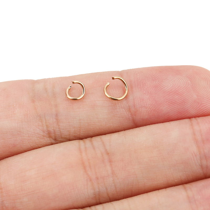 100 stuks rosé gouden geplatee - Jewelry Making Closed Jump Rings recensie en prijs