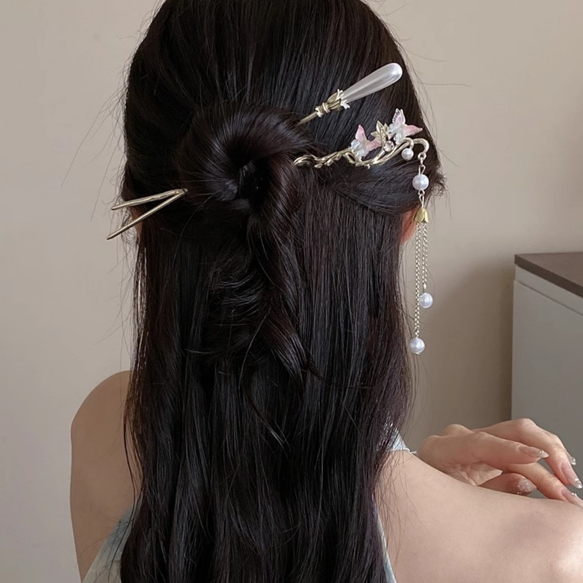 2025 Nieuwe Bloem Haarspeld Vo - Jewelry Making With Beads recensie en prijs