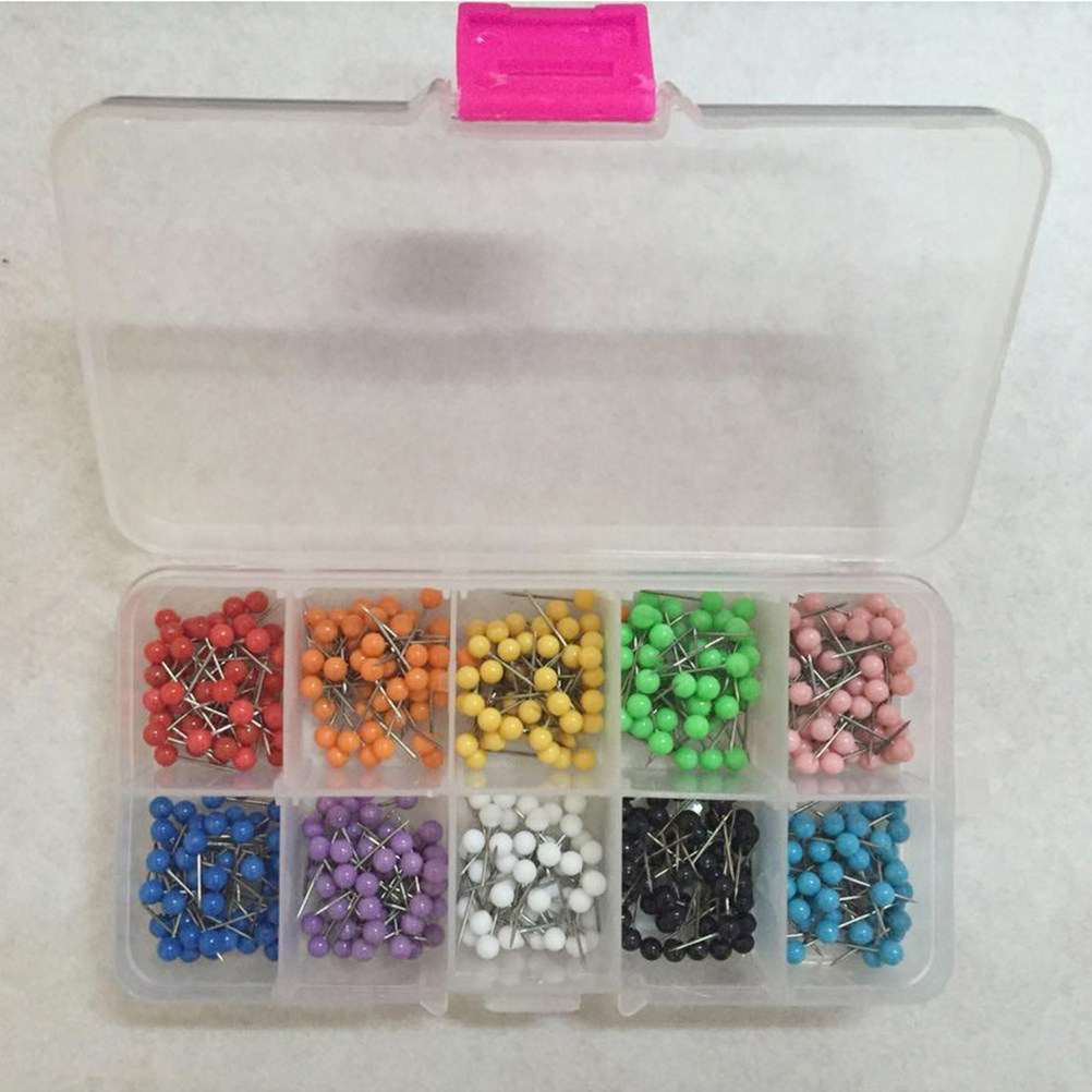 500 stuks decoratieve punaises - Head Pin Assorted recensie en prijs